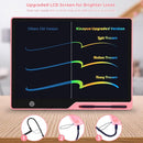 LCD Writing Tablet,16 Inch Colorful Screen Rechargeable Doodle Board Toddler Educational Toys for 3 4 5 6 Years Old Boys Girls Reusable Portable Drawing Tablet Christmas Toys Gifts for Kids (Pink) by TinyTreasures Baby Boutique