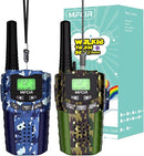 Walkie Talkies for Kids Toys for Boys, Rechargeable, 2 Pack, 3 Miles Range, 22 Channels, 2 Way Radio,Birthday Gifts for3-12 Year Old,Christmas Girls by TinyTreasures Baby Boutique