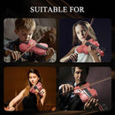1/4 Beginner Violin Kit, Complete Violin Set with Case, Bow, Rosin,Pink by TinyTreasures Baby Boutique