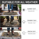 CHICHIC Entrance Door Mat Large 24 x 36 Inch Entry Way Doormat Front Door Rugs Outdoors Heavy Duty Welcome Mat, Non Slip Rubber Back Low Profile for Garage, Patio, High Traffic Area, Vine by CozyNest Decor