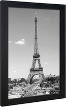 VCK Poster Frames 13x19 Black 3 Pack, Solid Wood Picture Frames for Wall Mounting Hanging Art and Puzzle Frame by CozyNest Decor