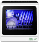 EUHOMY Mini Portable Dishwasher Countertop Compact Dishwashers, Tabletop Small Dishwasher with 5L Built-in Water Tank with 6 Modes and Baby Care for Apartments& RVs, No Hookup Needed by CozyNest Decor