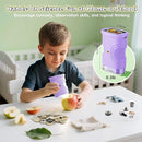 Kids Digital Microscope 1000X Zoom, Mini Pocket Handheld Microscope with Camera/Video/Telescope Function, Portable Outdoor Travel Toys for Boys Girls 3-8 Years STEM Gifts, 8GB SD Card Included by TinyTreasures Baby Boutique