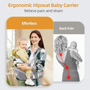 Baby Hip Seat Carrier, Ergonomic Waist Stool for Child Infant with Adjustable Strap Pocket Soft Base, Baby Hip Carrier for Newborns & Toddlers by TinyTreasures Baby Boutique