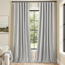 MIULEE 100% Blackout Curtains 120 Inch Long 2 Panels for Bedroom, Thick Luxury Faux Linen Black Out Curtain Room Darkening Back Tab Pleat Window Textured Drapes with Hooks for Living Room, Gery by CozyNest Decor