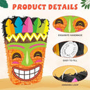 WERNNSAI Tiki Piñata -Tropical Hawaii Piñata with Blindfold and Bat for Girls Boys Kids Piñata Hawaiian Luau Themed Party Decorations for Summer Birthday Party Supplies Carnivals Festivals Celebration by TinyTreasures Baby Boutique