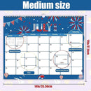 GuassLee Wall Calendar 2025-2026, 19 Months Running from Jun. 2025 to Dec. 2026, 14" X 11" Paper Hanging Planner Wall with Thick Paper for Office Home Planning & Organizing by TinyTreasures Baby Boutique