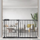 Extra Wide 57.5-62 Inch Large Baby Gates for Stairs, Doorways - No Drilling, Pressure Mounted Pet Gates for Kids & Dogs by TinyTreasures Baby Boutique