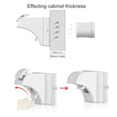 Child Safety Magnetic Cabinet Locks - vmaisi 4 Pack Adhesive Baby Proofing Cabinets & Drawers Latches by TinyTreasures Baby Boutique