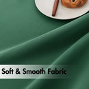 ANRODUO Back Tab Blackout Curtains for Bedroom Living Room, Rod Pocket Pinch Pleated Thermal Insulated Room Darkening Curtains 84 Inches Long 2 Panels, Hunter Green, 42 x 84 Inch by TinyTreasures Baby Boutique