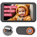 BM2 Car Camera for Baby, 5.2" 1080P Screen with 3X Zoom, Clear Rear-Facing View, 360° Rotating Lens, Easy Installation – Safety for Infants and Pets by TinyTreasures Baby Boutique
