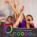 Karaoke Machine for Kids Adults - Portable Bluetooth Speaker with 2 Wireless Microphones, Singing Machine for Party, Birthday Gifts for Girls Boys Ages 4, 5, 6, 7, 8,9,10,11, 12+ Years Old by TinyTreasures Baby Boutique