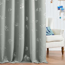 Vangao Kids Curtains for Boys Bedroom Kids Blackout Curtains 63 Inch Length Ocean Aquarium Nursery Drapes for Girls Bedroom Silver Sea Animals Print Thermal Insulated Drapes, Grey 2 Panels by TinyTreasures Baby Boutique