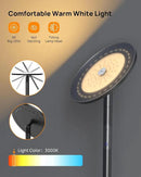 TROND Floor Lamp, 5000LM Super Bright Sky LED Modern Torchiere Standing Lamp, 3000K Warm White Light, 5-Level Dimmable, Modular 71 in Tall Pole Light, 30-Minute Timer for Living Room, Bed Room by CozyNest Decor