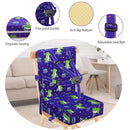 Toddler Booster Seat for Dining Table, Adjustable Safety Buckle Child Booster Seat with Backrest, Waterproof Washable Portable Booster Cushion Non-Slip Bottom (Blue) by TinyTreasures Baby Boutique
