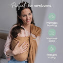 Boba Ring Sling Baby Carrier Newborn to Toddler - Lightweight & Breathable Baby Sling, Hip-Healthy Carrier Sling, Baby Wrap Carrier for Front & Hip Carry, 8-35 lbs (Linen Rye) by TinyTreasures Baby Boutique
