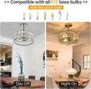 12” 3-Light Modern Crystal Chandeliers Nickel Dinning Room Light Fixture, Round Pendant Light Kitchen Island Chandelier, Flush Mount Ceiling Light for Living Room Entryway Bedroom Foyer by CozyNest Decor