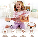 Kids Guitar Set - Musical Toys for 2 3 Year Old Boy Birthday Gifts, Montessori Toys for 2 Year Old Girls, Musical Instruments with Ukulele/Tambourine/Maracas for Toddler 2-4, Band Sets for Kids 3-5 by TinyTreasures Baby Boutique