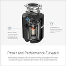 Moen Host Series Garbage Disposal for Kitchen Sink with Power Cord, Control Activation, Sound Reduction, GXB75C by CozyNest Decor
