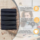 Microwave Heating Pad for Pain Relief, 17" x 9" Microwavable Heating Pads for Cramps, Back Pain, Neck Shoulder, Muscles, Knee, Joints, Natural Heat Pack Moist Heat, Black Cat by CozyNest Decor