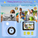 Instant Print Camera for Kids - 2.4 Inch Kids Camera Instant Print with Paper & 32G Card- Digital Children Toys as Christams Birthday Gifts for Girls Boys Age 3-12 - Blue by TinyTreasures Baby Boutique
