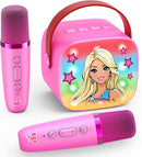 Princess Mini Karaoke Machine Toys: Kids Toys Girls Birthday Gifts Age 3-12+ LED Portable Bluetooth Speaker with 2 Wireless Microphone Gift Toy for 4 5 6 7 8 9 Years Old Girl Boy Kid Adult by TinyTreasures Baby Boutique