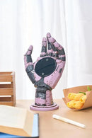 Cyberpunk Mechanical Hand Digital Alarm Clock, Steampunk Resin Statue, Desk Decor by CozyNest Decor
