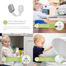 Baby Proofing Child Safety Locks (16 Pack) by Skyla Homes - The Safest, Quickest and Easiest 3M Adhesive Cabinet Latches, No Screws & Magnets, Multi-Purpose for Furniture, Kitchen, Ovens, Toilet Seats by TinyTreasures Baby Boutique