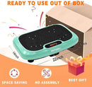 HOTWAVE Vibration Plate Exercise Machine for Lymphatic Drainage, Power Vibrating Plates Platform for Weight Loss - Whole Body Shaker Vibration Plate Machine Home Gym Shaping Fitness Workout by CozyNest Decor