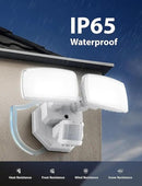 Onforu 32W 2 Head Motion Sensor Outdoor Lights, 3200LM 6500K LED Security Light, Dusk to Dawn, Motion Detector Light for Outside, IP65 Waterproof Flood Lights for Garage, Yard(White) by GreenHaven Gardens
