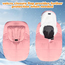 Fairy Baby Winter Car Seat Cover for Babies Carseat– Waterproof, Warm Car Seat Cover Baby – Universal Winter Cover for Back Seat, Infant Car Seat & Baby Carseat（Pink） by TinyTreasures Baby Boutique