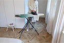 Brabantia Size A Compact Small Ironing Board (43x12 in) 7 Height Options, Adjustable Steam Iron Rest Holder (New Dawn) Non-Slip Feet, Anti-Collapse Child Locks by CozyNest Decor