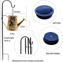YJFWAL 2 Pack Watering can with Lights, Solar Watering can Lights, Memorial Gifts Garden Decor Outdoor Lanterns Waterproof for Garden Table Patio Yard Pathway Walkway