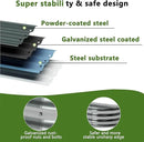 8x2x1ft Oval Galvanized Raised Garden Bed,Outdoor Planter Box Metal Patio Kit Planting Bed for Vegetables Flowers and Succulents by GreenHaven Gardens