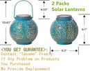 TAKE ME Solar Lanterns Outdoor Lights Waterproof Garden Lanterns for Patio,Outside Mothers Day Gifts Mom Wife Grandma Birthday Gifts [Set of 2] by GreenHaven Gardens