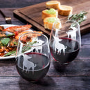 Chihuahua Stemless Wine Glasses Set Of 2 By Dog Lover Glass Gifts For Mom Dad Sister by The Wine Savant