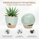 12 inch Large Self Watering Plant Pots, Flower Pots Planters with Multi Mesh Drainage Holes for Indoor Outdoor Garden Plants and Flowers by GreenHaven Gardens