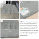 Baby Play Mat for Floor,Extra Large 79"×118" Tummy Time Mat,Thicker Memory Foam Mat for Toddler,Infant,Kids,Water Repellent Ultra Soft Coral Velvet,Non-Slip Backing Safe for Crawling(Light Grey) by TinyTreasures Baby Boutique