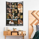 Custom Tapestry For Wall Bedroom Custom Backdrop Personalized Image Text Photo Customized Funny Tapestry Banners And Signs Multiple Pictures Vertical Tapestrys by CozyNest Decor