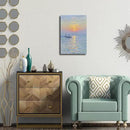 Coastal sailboat scenery poster art decor ocean nautical room decor beautiful sailboat seascape decor suitable for beach villa by CozyNest Decor