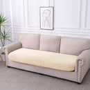 hyha Waterproof Couch Cushion Covers for Pets, Non Slip Sofa Seat Cover for Dogs Washable, Soft Thick Stretch Jacquard Fabric, Sofa Slipcovers with Elastic Bottom (1 Piece for Large, Beige) by CozyNest Decor