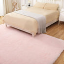 9x12 Pink Fluffy Rug, Ultra Soft Area Rugs for Living Room, Plush Rugs for Bedroom, Non-Slip Indoor Carpet for Nursery, Study Room, Kids Room, Room Decor by TinyTreasures Baby Boutique
