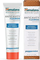 Himalaya Botanique Anticavity Fluoride Toothpaste, Fluoride with Multi-Benefit Support, Fights Cavities, Strengthens Enamel, Promotes Remineralization, Peppermint Flavor, 4 oz by CozyNest Decor