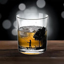 Old Fashioned Whiskey Glasses, Stemless Wine Glasses with Gift Box, 10Oz Rocks Glass for Scotch Cocktail Bourbon Vodka Liquor, Unique Gifts for Dad, Husband, Father's Day, Anniversary by CozyNest Decor