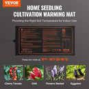VEVOR 2 Pack Seedling Heat Mat 10"x 20.75", MET-Certified Warm Hydroponic Plant Heating Pad for Seed Starting, Waterproof Heating Mats for Germination, Indoor Gardening Tested toStandards