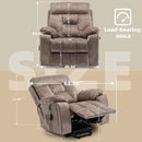 Lazy boy Recliner Chair with Cupholder/Power Lift Recliner Chair for Elderly， Electric Recliner/Big and Tall Recliners for People Up to 6'2"/350lb Range by CozyNest Decor