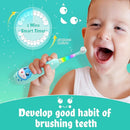 SEAGO Kids Electric Toothbrushes Rechargeable, Toddler Electric Toothbrush with Magnetic Charging, LED Observing Light, 8 Toothbrush Heads for Ages 2-4 -6 Boys Girls (Blue) by TinyTreasures Baby Boutique