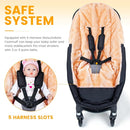 Orzbow Stroller Footmuff Universal | Faux Wool Baby Bunting Bag | Warm, Weather-proof, Adjustable Buckles | Winter Stroller Zipper Blanket Cover | Baby Sleeping Bag for Cold Weather Accessories, Black by TinyTreasures Baby Boutique