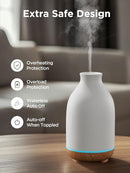 InnoGear Essential Oil Diffuser, 150ml Ceramic Stone Diffuser Handcrafted Aromatherapy Diffusers Ultrasonic Cool Mist Humidifier Vaporizor with 2 Mist Modes Waterless Auto Off for Room Office, White by TinyTreasures Baby Boutique