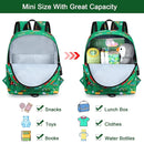 Accmor Toddler Backpack with Leash, Cute Baby Backpack with Anti Lost Wrist Link, Mini Kids Backpack Leash Walking Harness for Travel, Small Excavator Backpack Tether for Boys Girls Ages 1-3 (Green) by TinyTreasures Baby Boutique